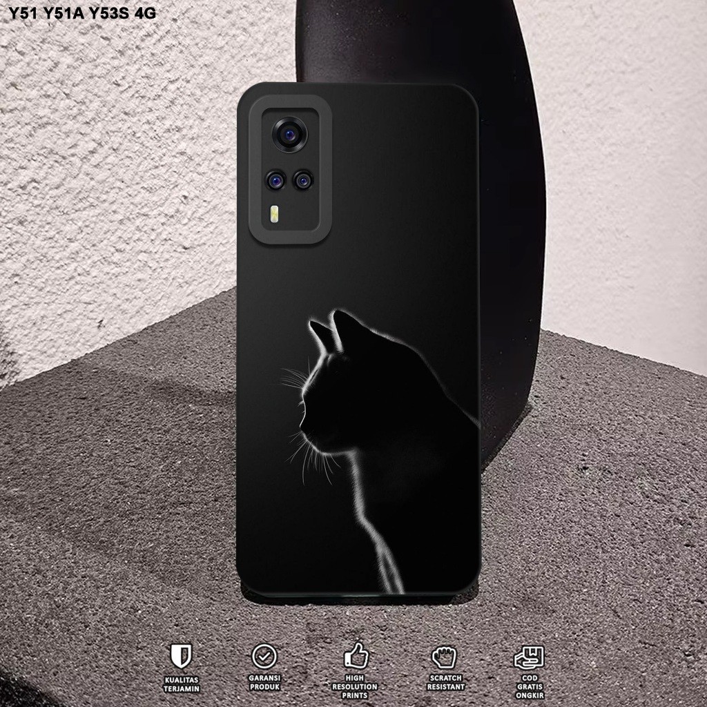 Case Vivo V2030 - Casing Hp Vivo V2030 Motif Kucing - Softcase Vivo V2030 - Softcase Hp Vivo V2030 -