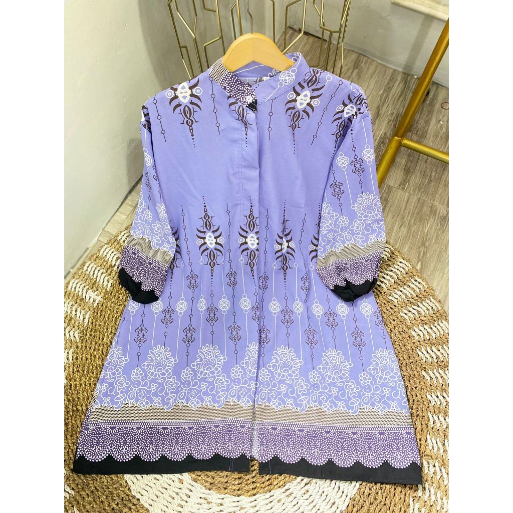 randamuda643officialTunik Jumbo wanita / tunik motif Jumbo /  TUNIK SIPIA/ baju wanita tunik/ Tunik 