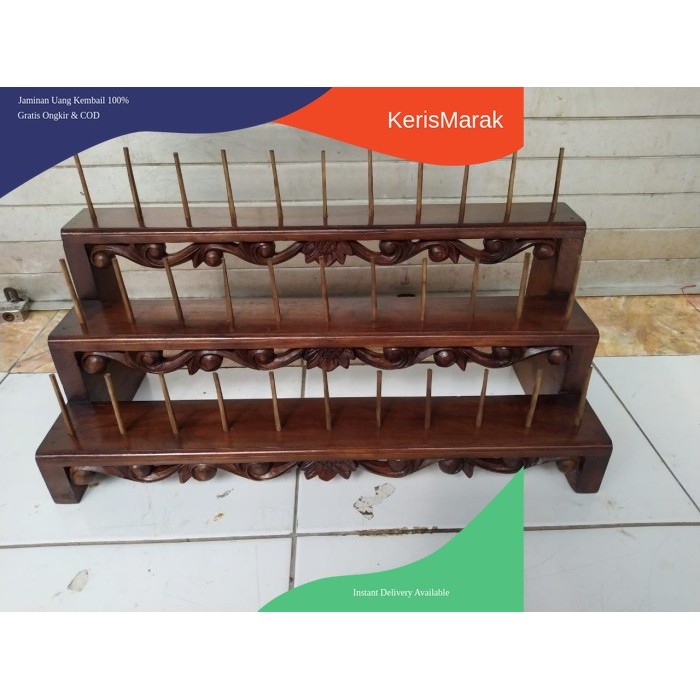 Jagrak Keris Tempat Keris Deder Keris Isi 33 KHS12