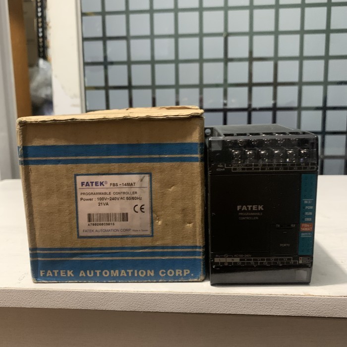 FATEK FBS-14MAT PROGRAMABLE CONTROLLER POWER 110v-240Vqc