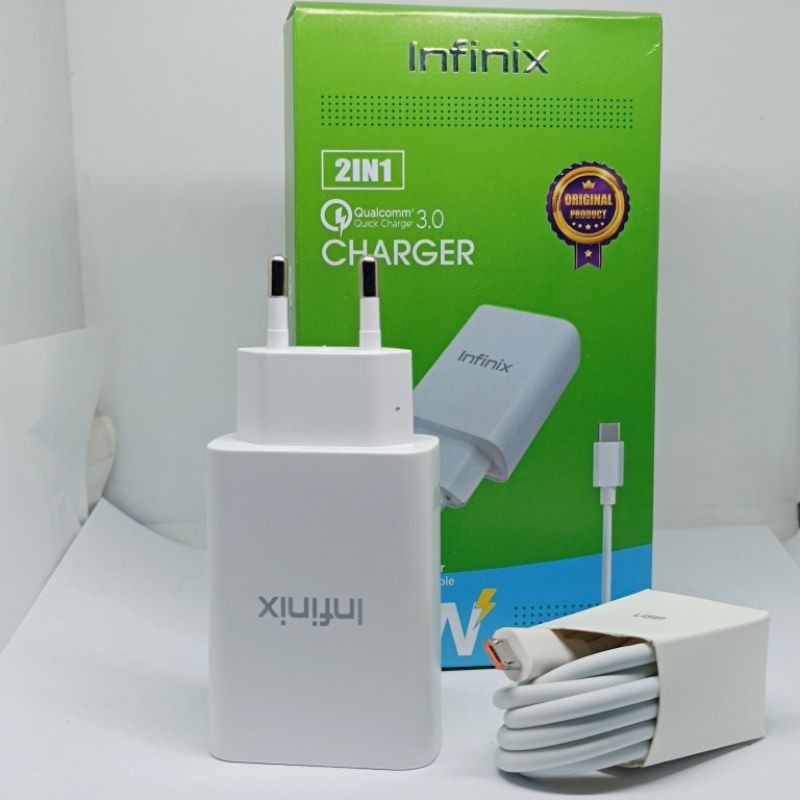 CHARGER CASAN INFINIX HOT 9 PLAY HOT 10 PLAY HOAT 11 PLAY 33W ORIGINAL