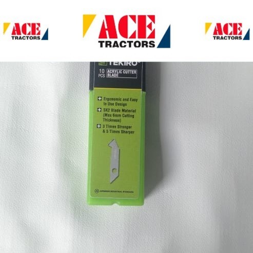 

Tekiro isi Cutter Pisau Acrylic Pemotong Cutting Akrilik 10 Pcs ORI