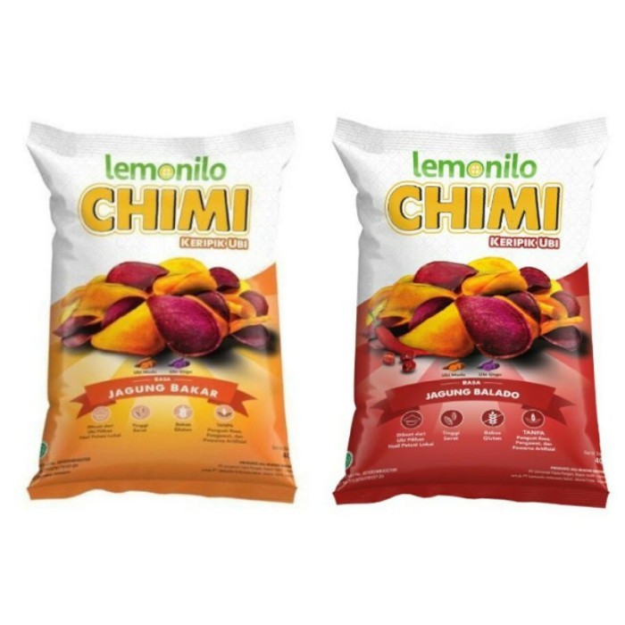 LEMONILO CHIMI KERIPIK UBI 50gr / LEMONILO CHIMI / KERIPIK UBI