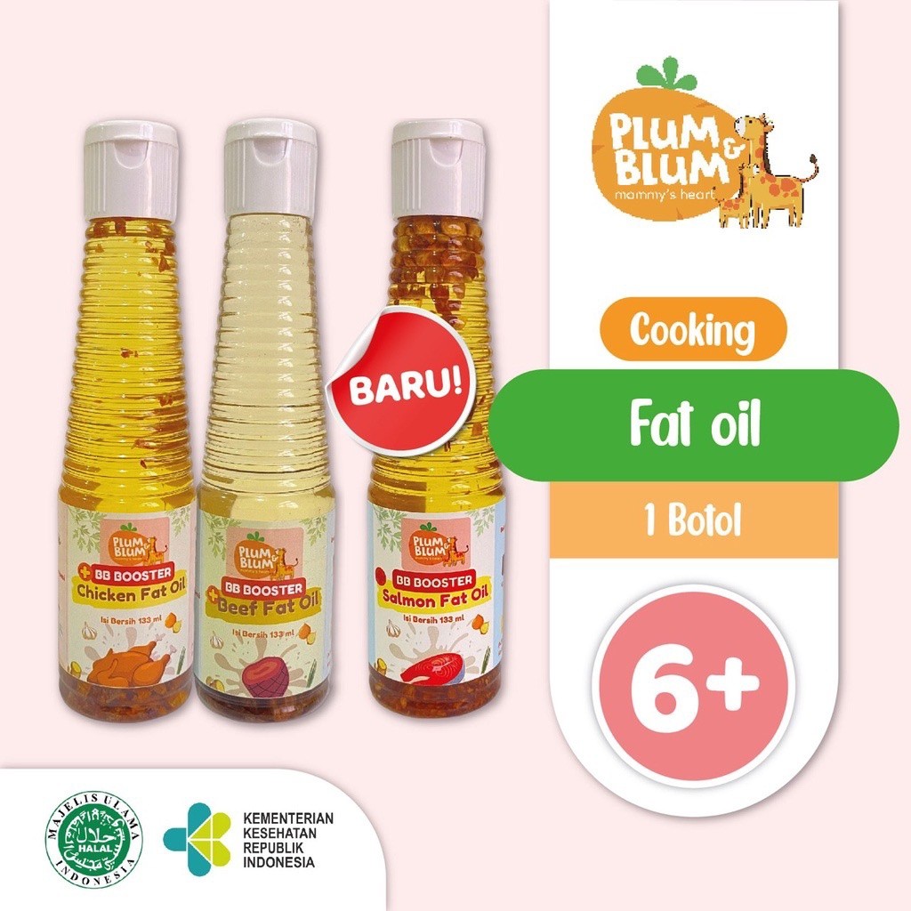 

Plum & Blum Fat Oil Minyak Mpasi BB Booster / MPASI ORGANIK MAKANAN BAYI 6 Bulan / Minyak Bayi