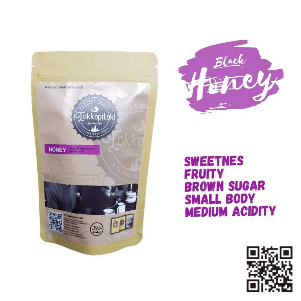

Tokkopitok 500 Roasted Bean Kopi Arabica Puntang Black Honey
