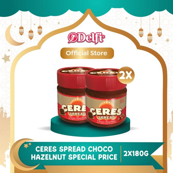 

PROMO![SPECIAL PROMO] Ceres Spread Selai Choco Hazelnut 180 gREADY