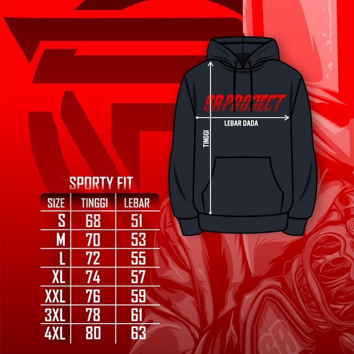 Hoodie Exclusive SR-PROJECT Speed Black Edition - XL