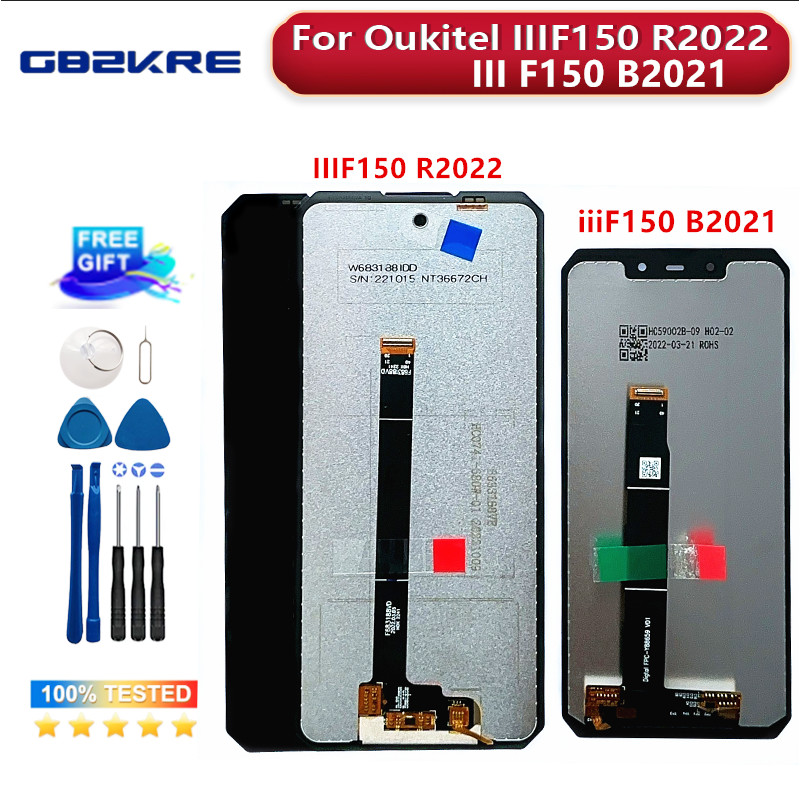New Original For Oukitel iiiF150 R2022 Cell Phone LCD Display Touch Screen Digitizer Assembly LCD ii
