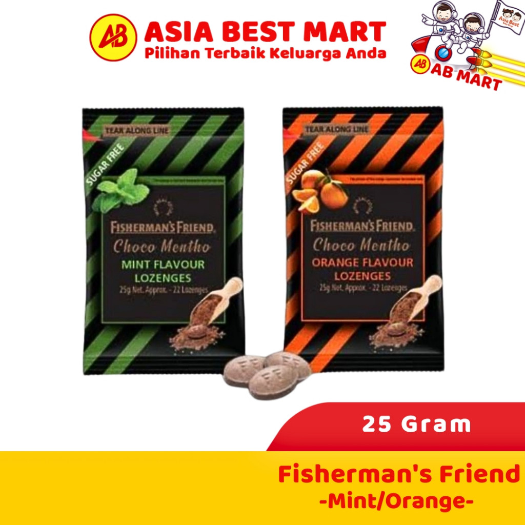 

Fisherman'S Friend Choco Mentho Flavour Lozenges 25Gr Permen Sugar Free