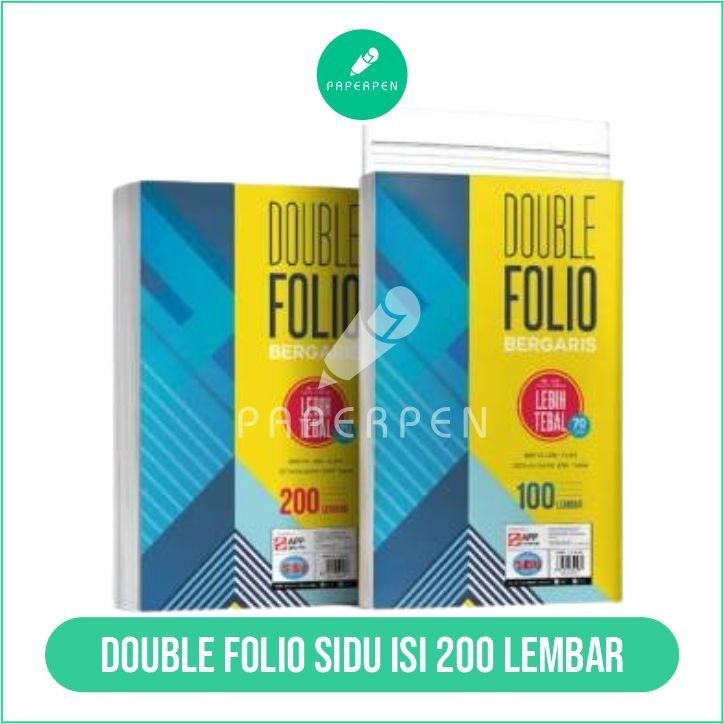

(SN.ATK) DOUBLE FOLIO SIDU ISI 200 LEMBAR