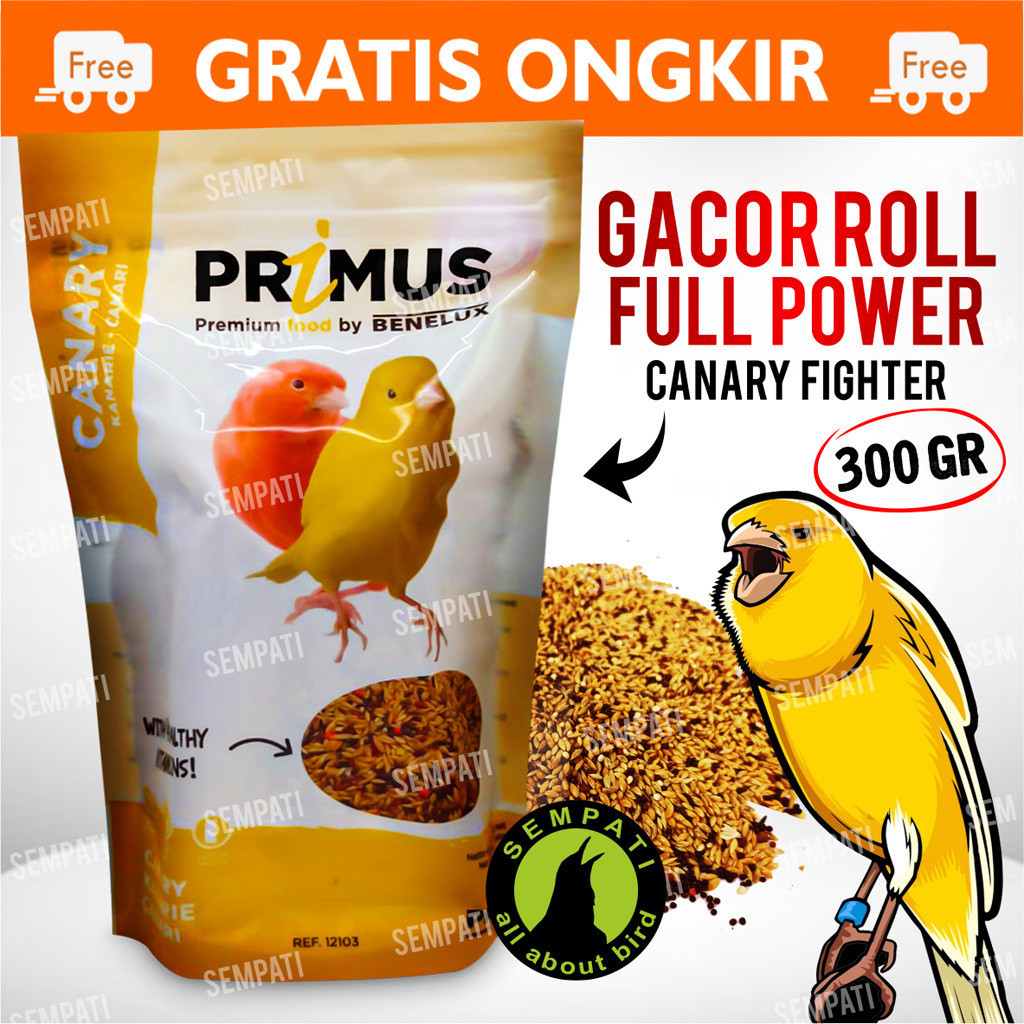 SEMPATI PRIMUS CANARY BENELUX PAKAN BURUNG KENARI
