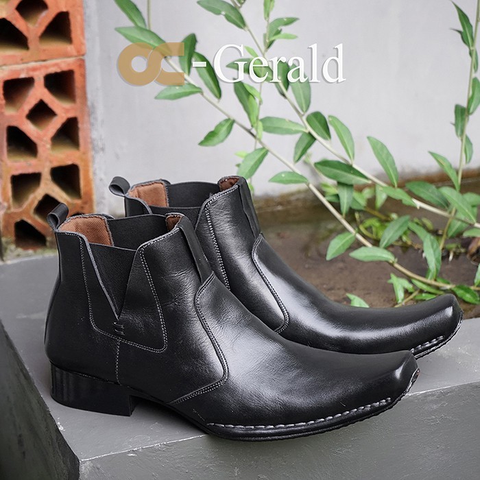 SEPATU PANTOFEL PRIA KULIT ASLI SEPATU PANTOFEL PREMIUM OC-GERALD