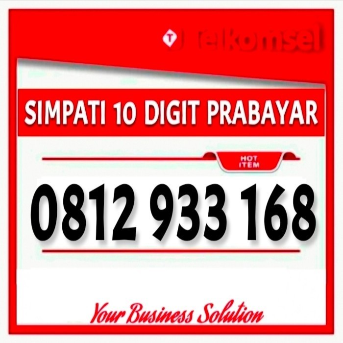 NOMOR CANTIK SIMPATI 10 DIGIT 168 168 - NOMOR CANTIK TELKOMSEL