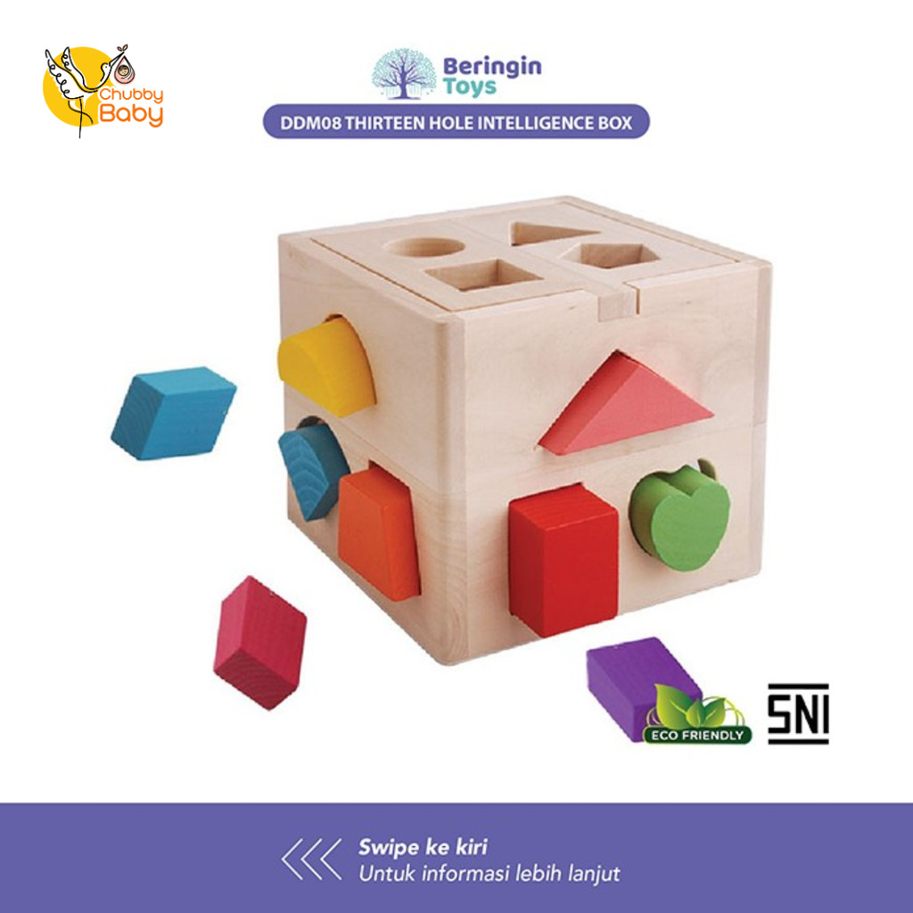 Beringin Toys Busy Cube Thirteen Hole Intelligence DDM08 - Mainan