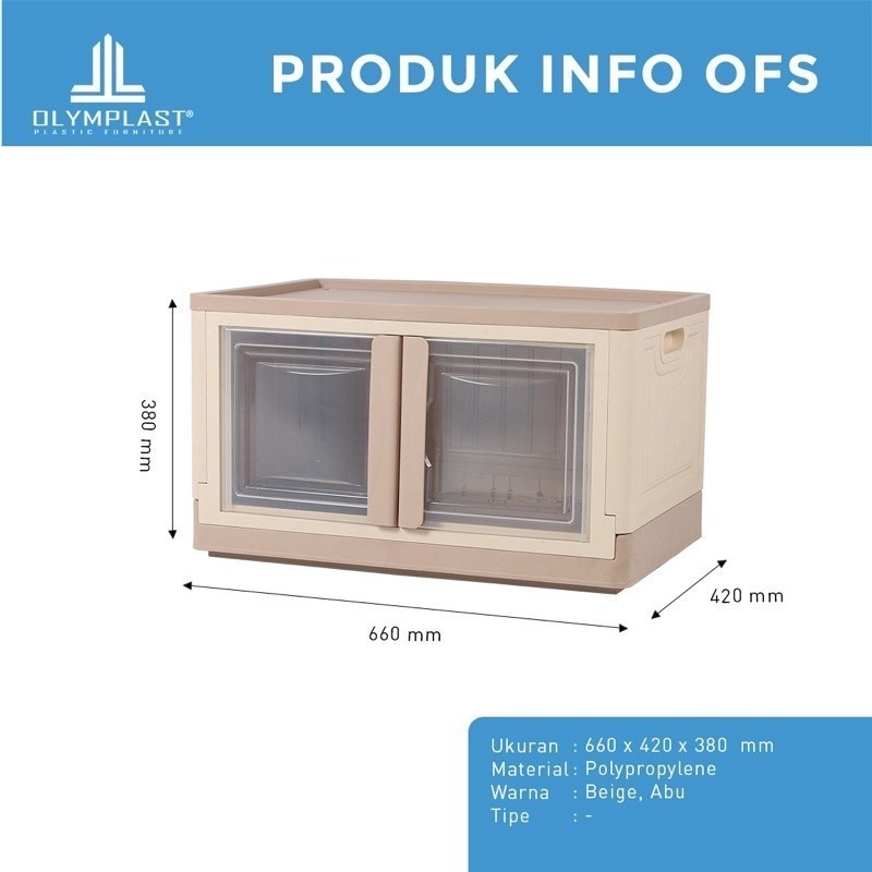 Olymplast Folding Box storage / Cabinet