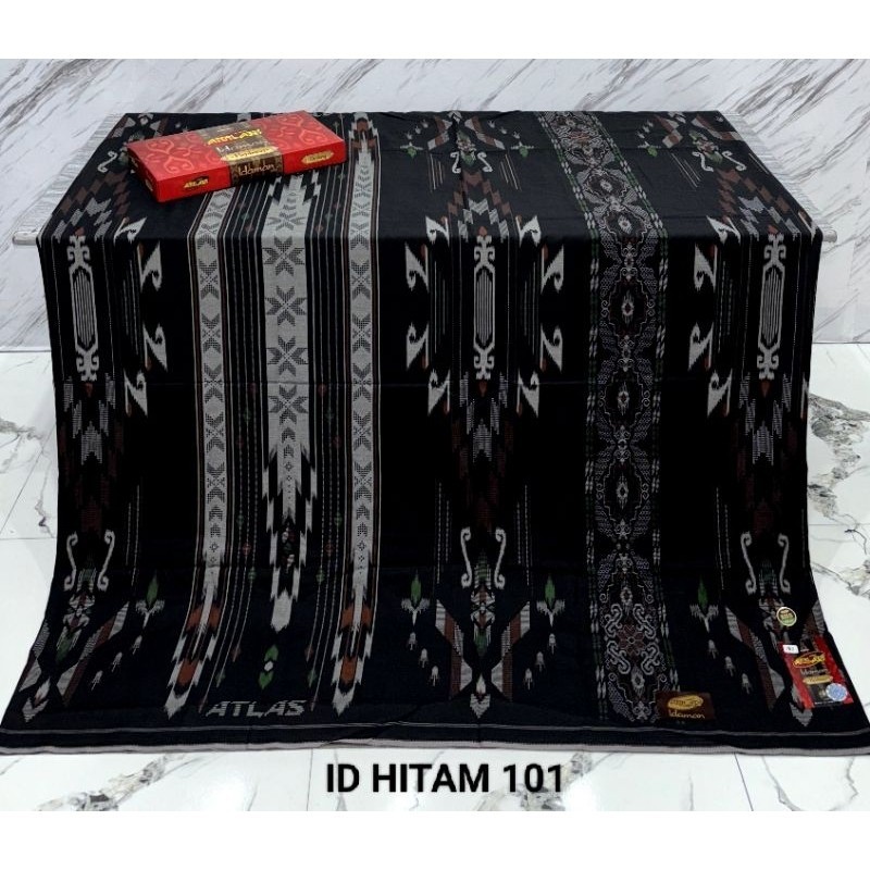 Sarung Atlas Idaman Kembang 555 Motif Bhs Sge, Sgf