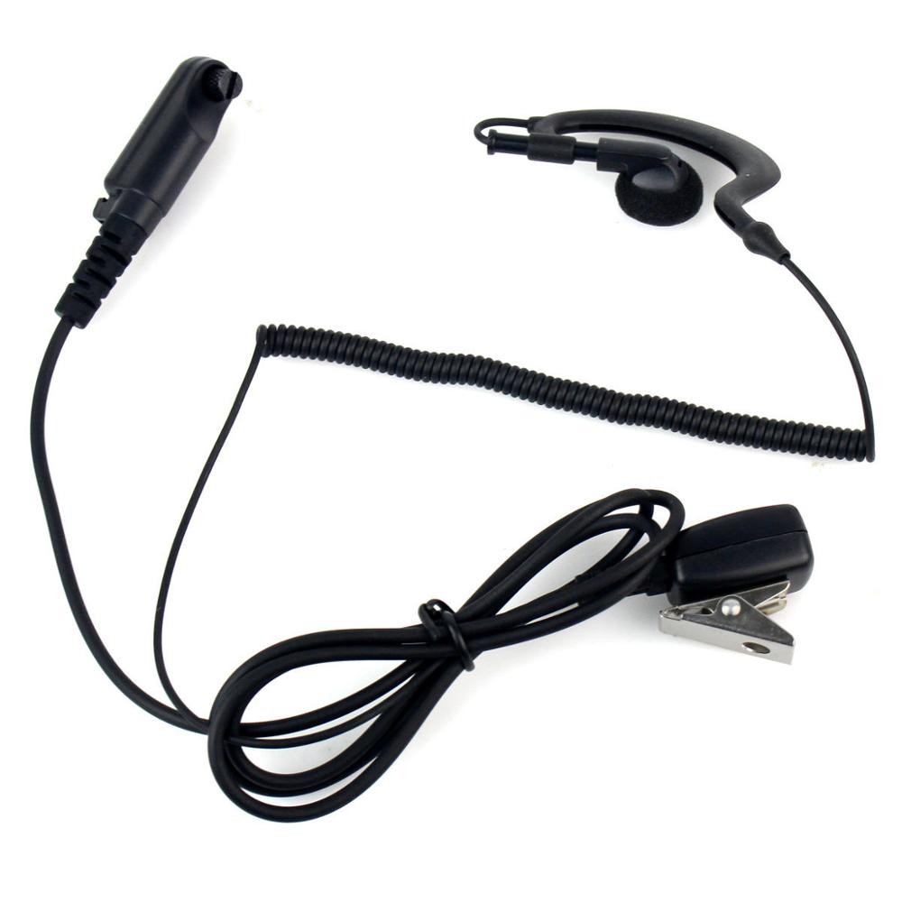 NEW G-Shape Earpiece Headset PTT MIC for Hytera X1P X1E X1 Radios+Tracker number