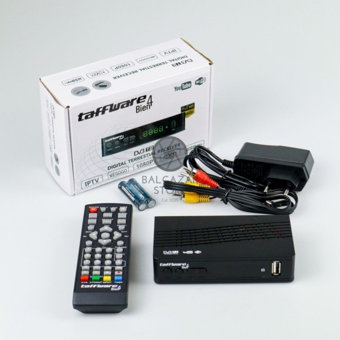 STB Set Top Box Siaran TV LED Digital receiver Taffware RCA HDMI