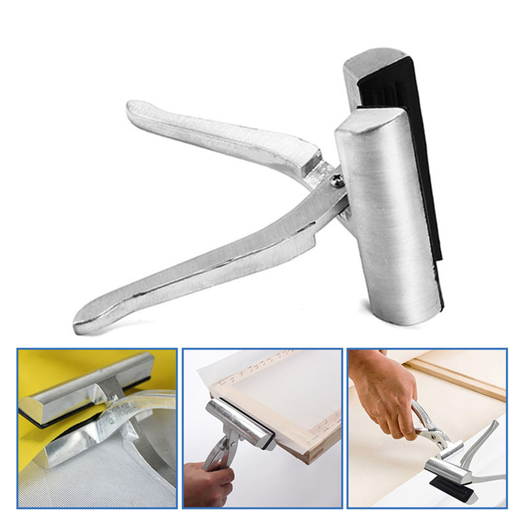 

Penjepit Kain Sablon Painting Pliers Clamp Canvas Clamp Pliers Painting Hand Puller -perak