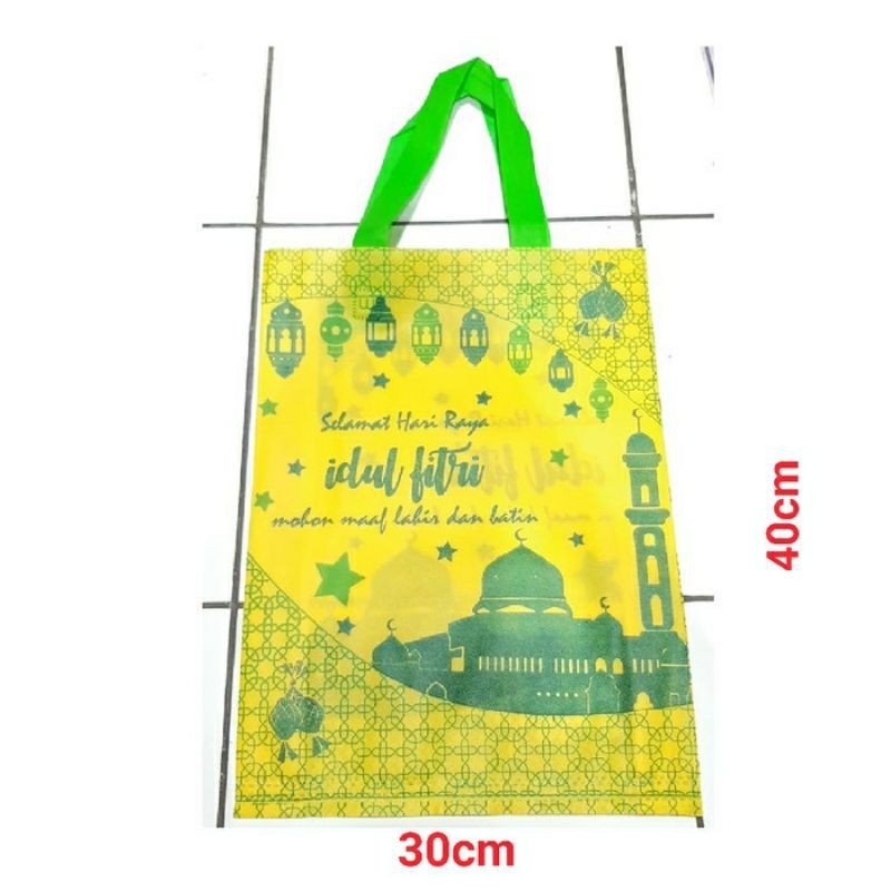 

Tas lebaran selamat hari raya idul fitri / goodie bag lebaran ied 30x40x10cm sedang