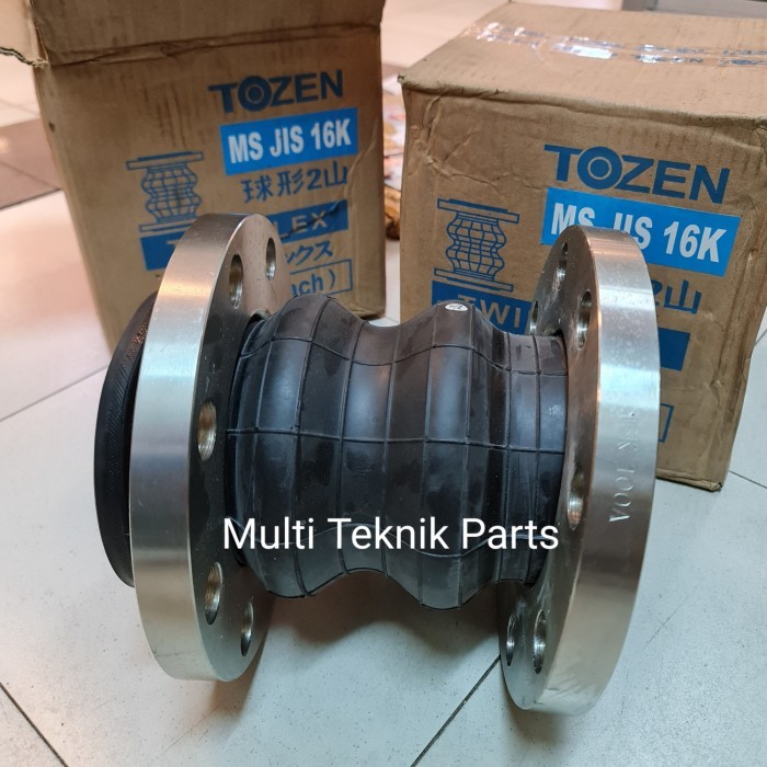 Flexible Rubber Joint Twinflex Jis 16k Tozen 4" inch DN100