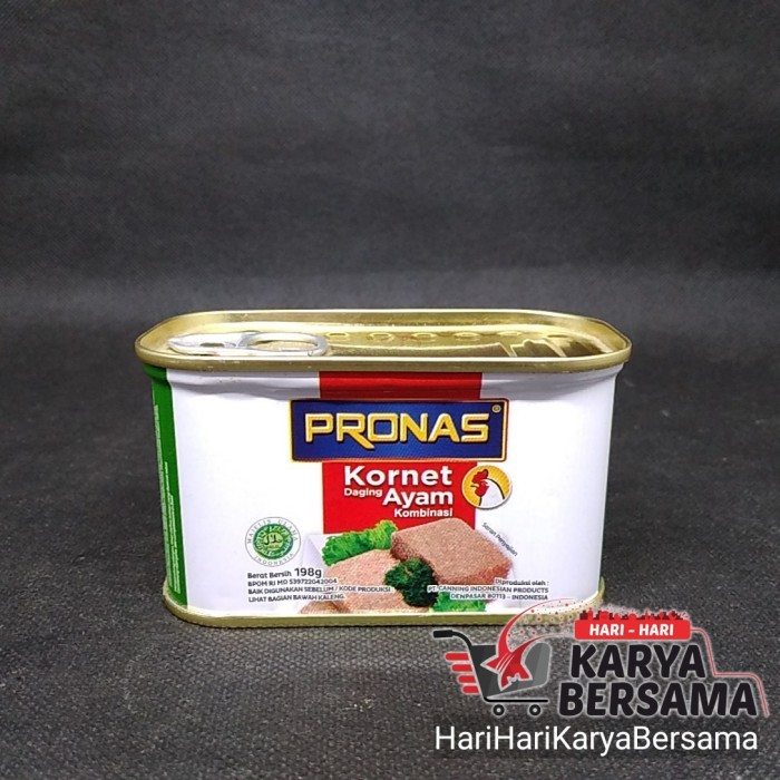 

MAKANAN KALENG PRONAS KORNET DAGING AYAM 198GR