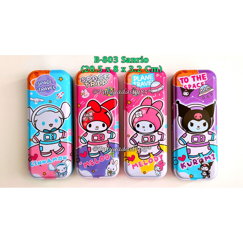 

(1 Biji) Kotak Pensil Kaleng Sanrio 20.5 x 8 x 3.2 Cm / Tempat Pensil Kaleng GXIMP B-803 Sanrio