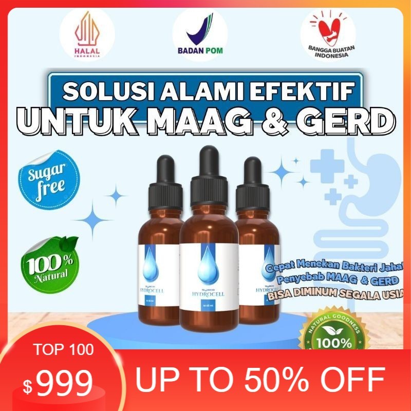 Probiotik Hydrocell Obat Asam Lambung Gerd dan pencernaan