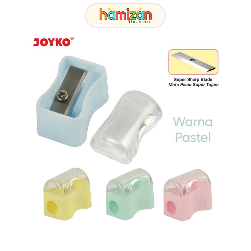 

Sharpener / Rautan / Serutan / Peruncing Joyko warna Pastel SP-362PTL / Rautan Serutan Sharpener Joyko SP-362PTL