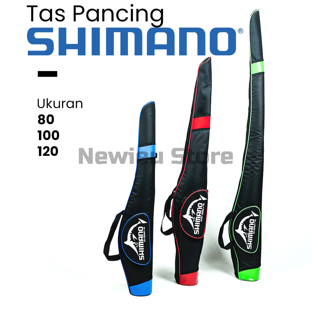 Tas Joran Pancing Bahan Denim Lapisan Busa Model Slempang Ukuran 80 cm 100 cm 120 cm Keren Murah