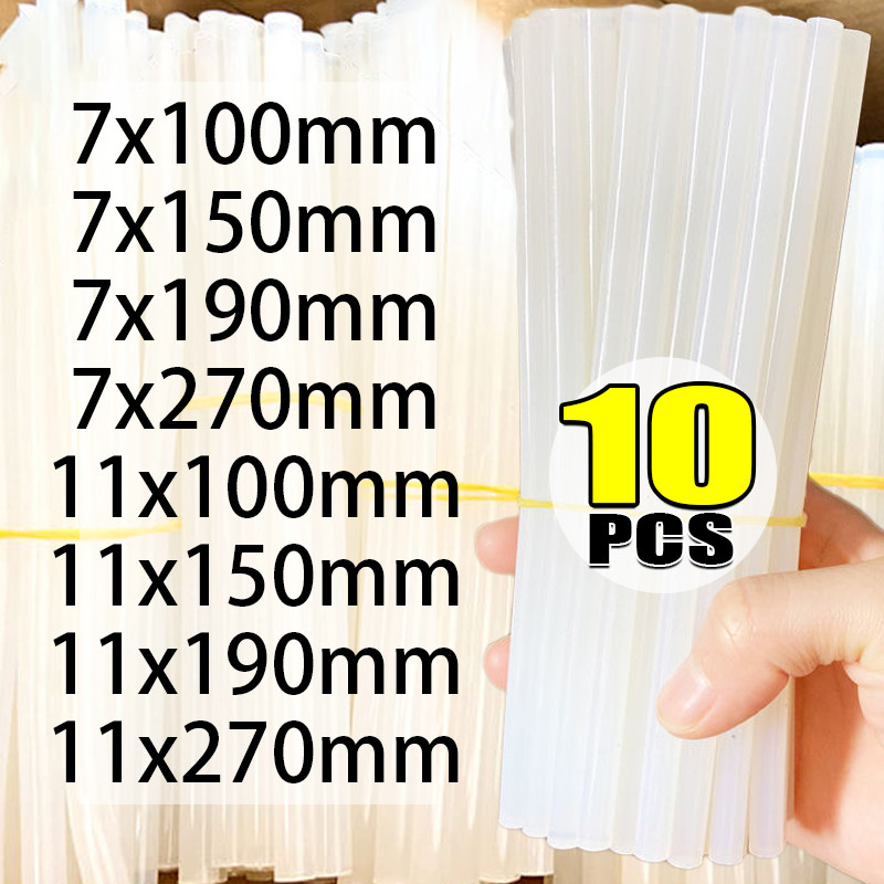 

Transparent Hot Melt Glue Stick 7mm / 11mm Strong Visco Home DIY Tools for Electric Glue Gun Craft Album Repair Kits Wholesale
