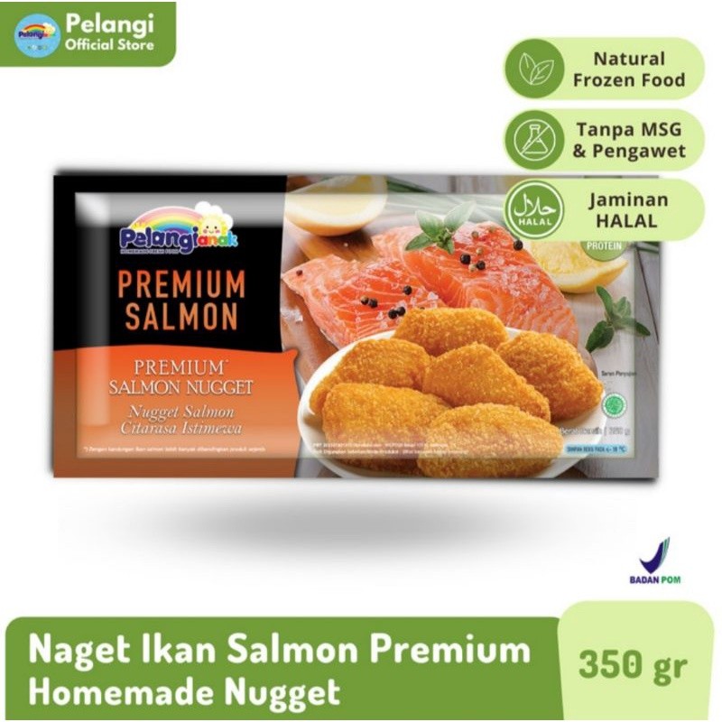 

NUGGET SALMON HOMEMADE 350GR - PELANGI ANAK HEALTHY FROZEN FOOD NUGGETS