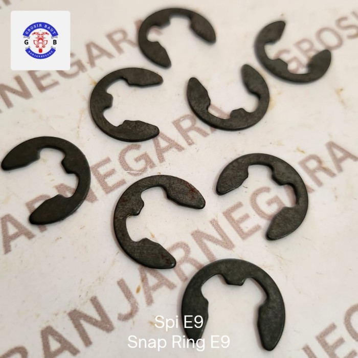 (Paket isi 15 Biji)( Spi E9 / Snap Ring E9/ Klip E9