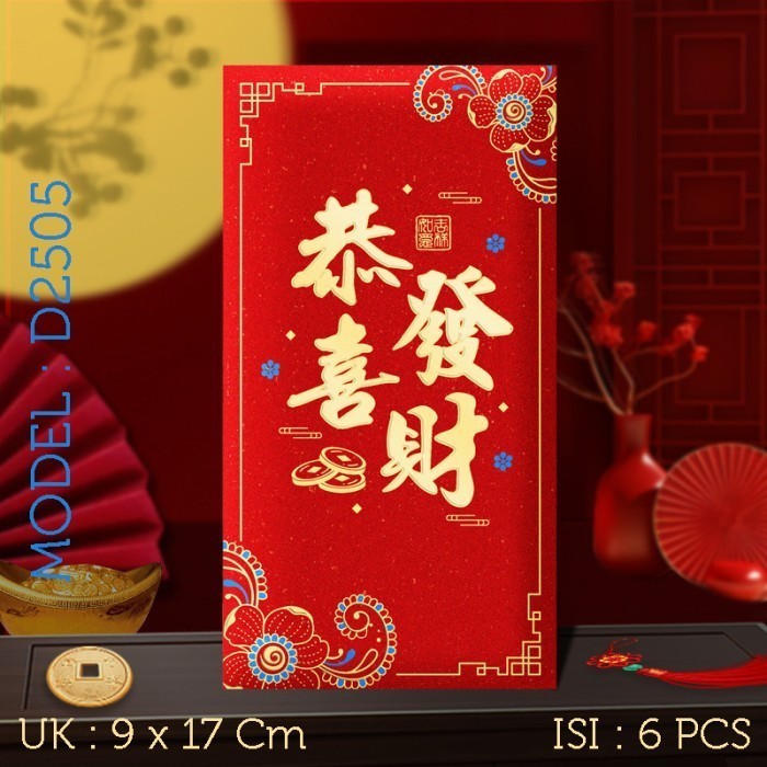 

Angpao Imlek Panjang Angpau Merah Red Amplop Ular Snake Tahun 2025 - D2505
