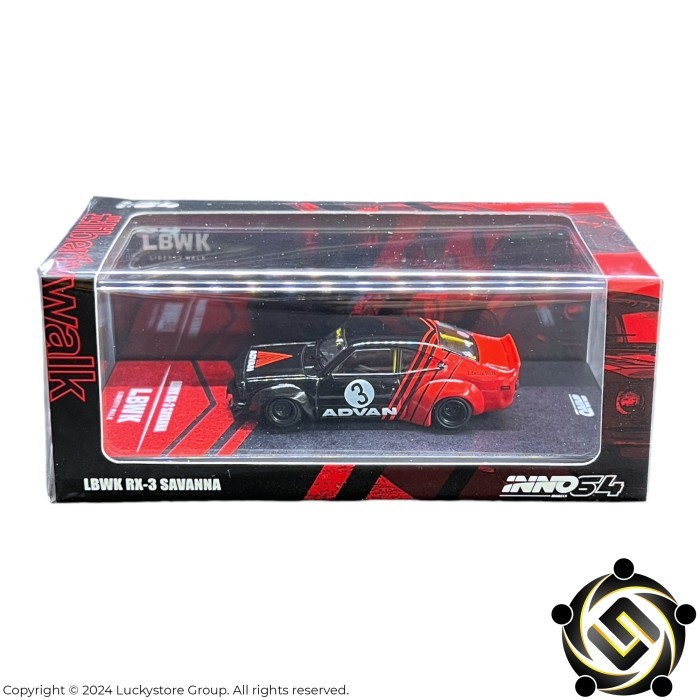 INNO64 Inno LBWK MAZDA RX-3 SAVANNA "ADVAN LIVERY"