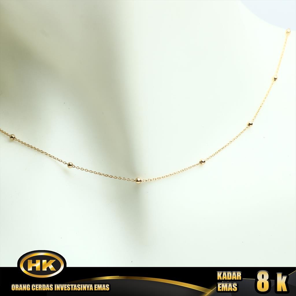 HK Mustika Gold - Kalung Emas 8K - JEDAR