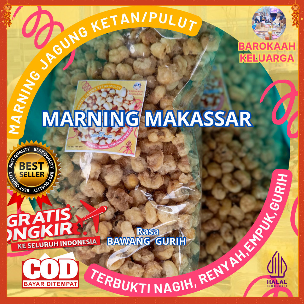 

CEMILAN MARNING JAGUNG KETAN/ SNACK CEMILAN MARNING JAGUNG PREMIUM/ MARNING JAGUNG EMPUK/ MARNING JAGUNG SUPER DUPER EMPUK RENYAH (250gr)