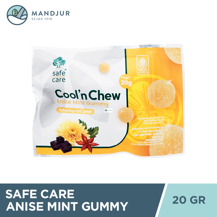 

Safe Care Anise Mint Gummy - Permen Jelly Penyegar Mulut