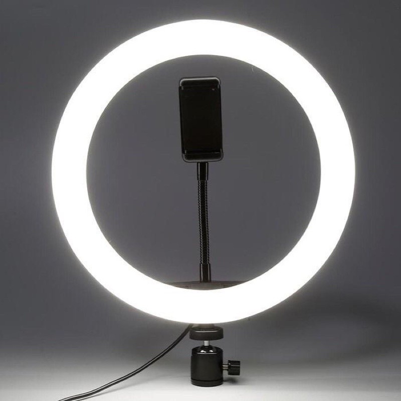(GA777) (GAT) Lampu Premium Ring Light LED Jumbo 26cm Lampu Ringlight Lampu Make-up - Ring White / r