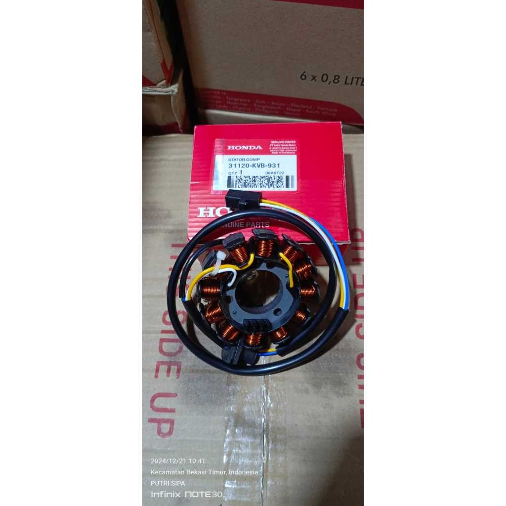 Spul Assy Vario 110 CW Techno KVB Spul Generator Motor Honda