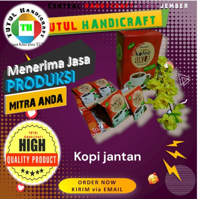 

IMRON PRIBADI KOPI BIKLA KOPI JANTAN Kopi Berkualitas BOX 20 SACHET
