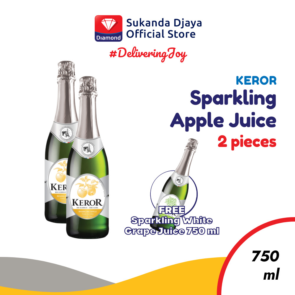 

BUY 2 Keror Sparkling Apple Juice 750 ml GET Sparkling White Grape Juice 750 ml