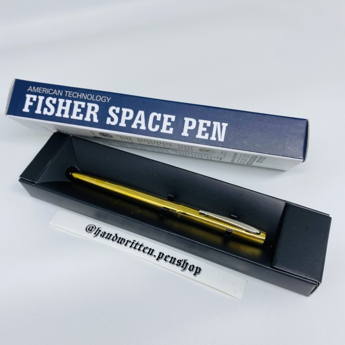 

[TERBARU] FISHER Cap-O-Matic Space Pen #Pulpen Refill Parker Gshock Victorinox - Raw Brass