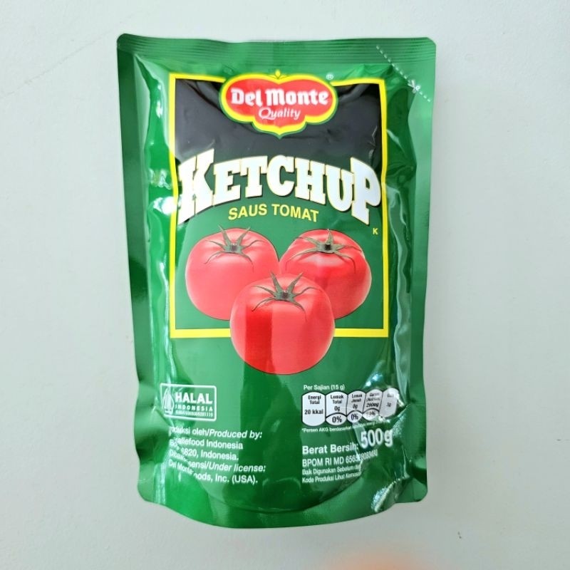 

DELMONTE saus tomat 500gr