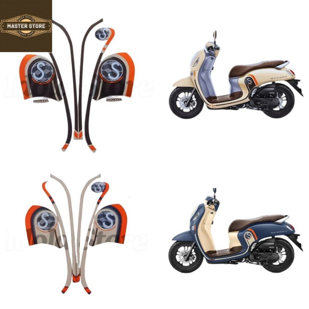 Stiker Striping Scoopy Fashion 2020 List Stiker Scoopy Fashion 2020 Terbaik