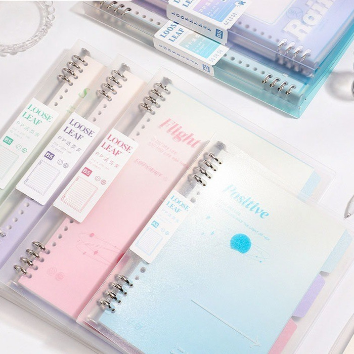 

Binder A5 B5 Loose Leaf Notebook Aesthetic Buku Tulis Sekolah Buku Binder Lucu Alat Tulis Buku Notebook Binder Kuliah Study Stuff