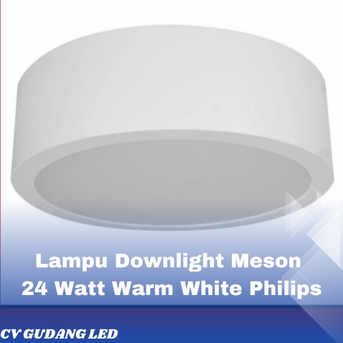 Lampu Downlight Outbow Meson 24 Watt Warm White Philips Homeware Equipt