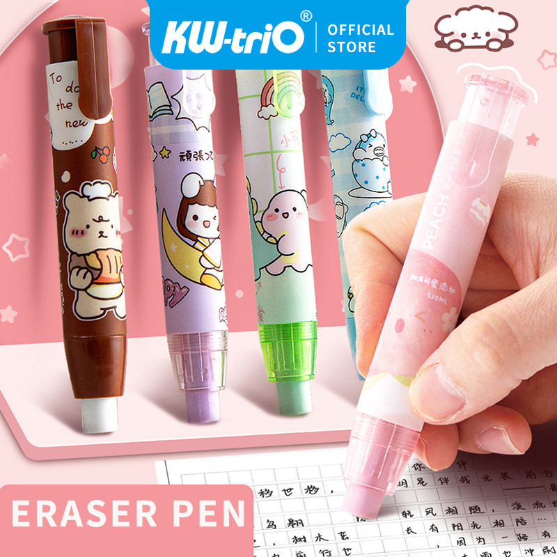 

Eraser Pen/Mechanic Eraser / Penghapus mekanik Cute FREE 2 pc Refill