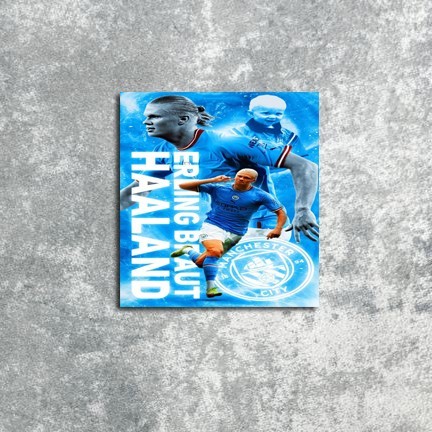 DL25 Poster Man City Erling Halland