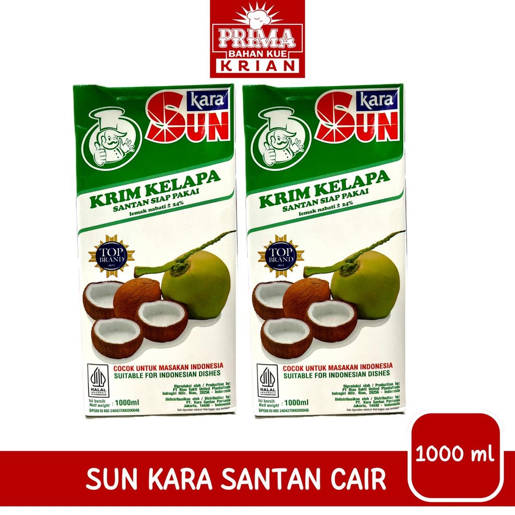 

SUN KARA SANTAN CAIR 1000ML / 1 LT